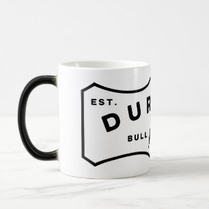 Taza Mágica Durham NC Bull City Label Color Morphing Mug