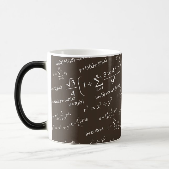 Taza Mágica Ecuaciones divertidas para profesores de matemátic (Izquierda)