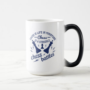 Taza Mágica El Ajedrez Es Vida En Miniatura