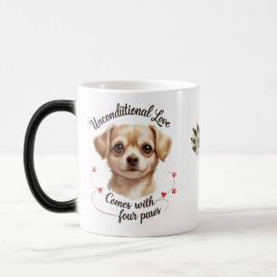 Taza Mágica El amor incondicional viene con cuatro patas - Mor