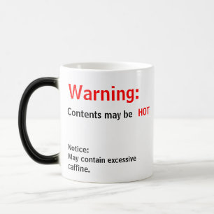 Taza Mágica El contenido puede ser CALIENTE