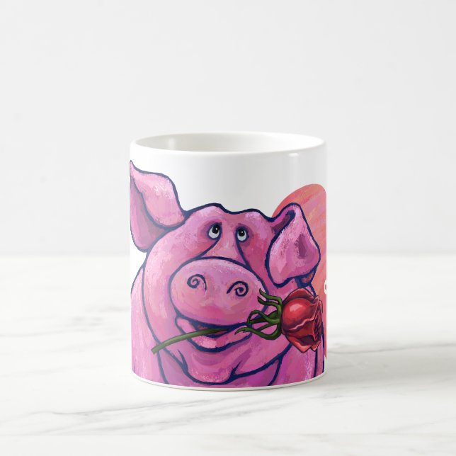 Taza Mágica El día de San Valentín de cerdo (Centro)