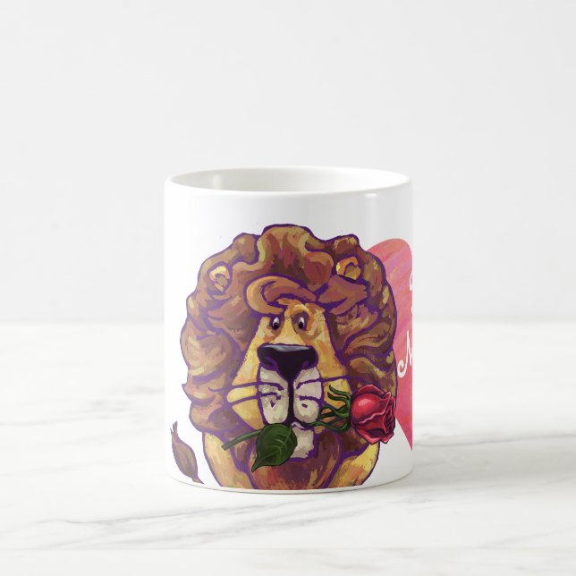 Taza Mágica El día de San Valentín de leones (Centro)