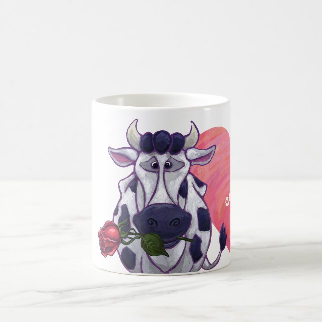 Taza Mágica El día de San Valentín de vaca (Centro)