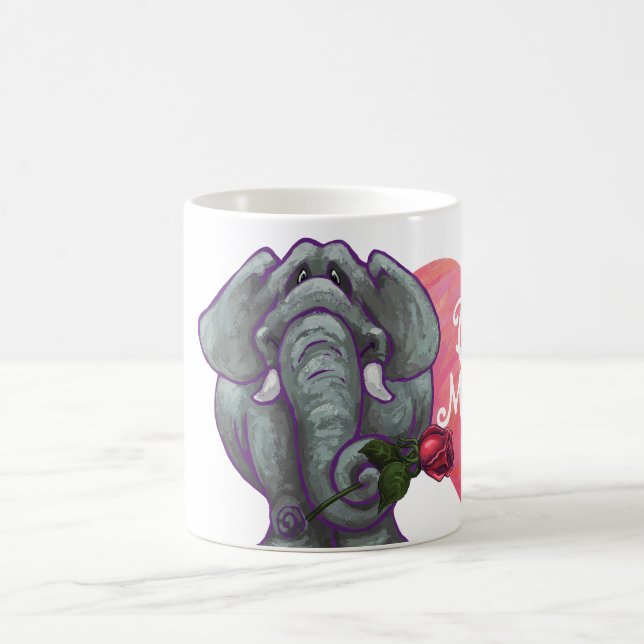 Taza Mágica El día de San Valentín del elefante (Centro)