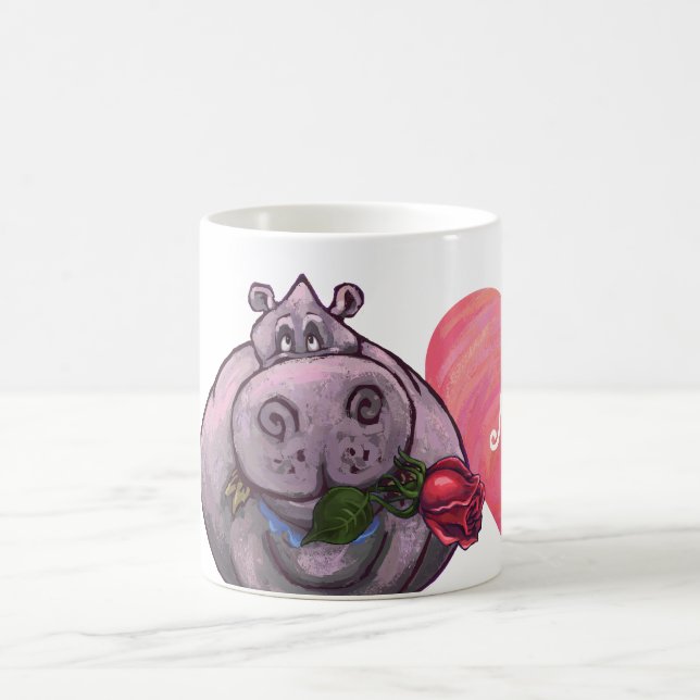 Taza Mágica El día de San Valentín del Hippopotamus (Centro)