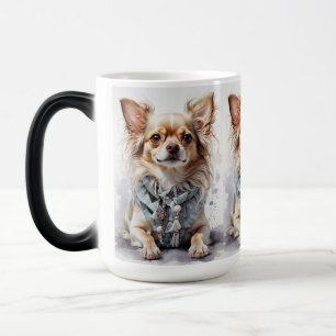 Taza Mágica El extraño tronco de perro"Paws & sips