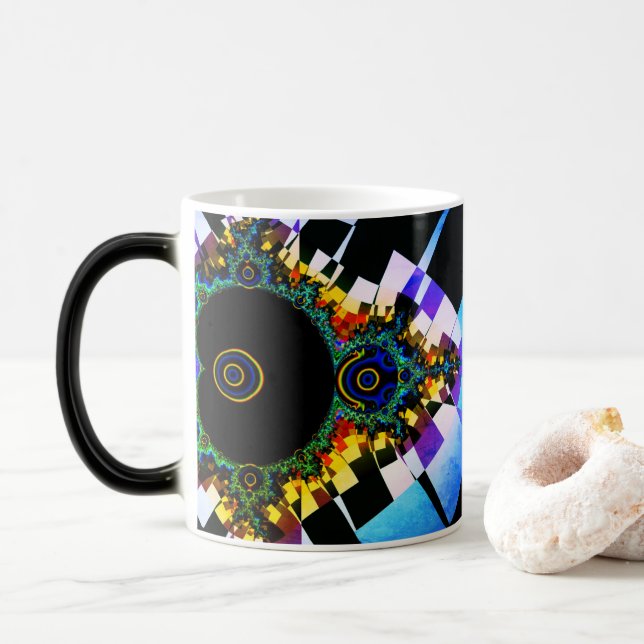Taza Mágica El famoso Mandelbrot Set (Con donut)