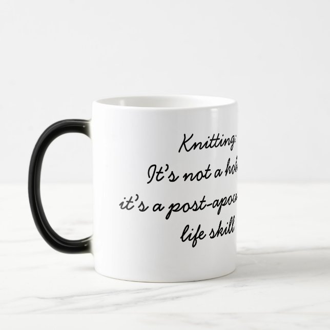 Taza Mágica El hacer punto: una habilidad poste-apocalíptica (Izquierda)
