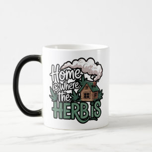 Taza Mágica El hogar es donde está la hierba