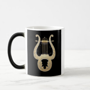 Taza Mágica El Lyre de Apolo   Diseño Art Nouveau de mitología