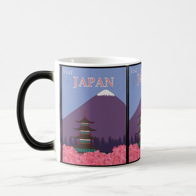 Taza Mágica El majestuoso Monte Fuji: Viajes a Japón (Izquierda)
