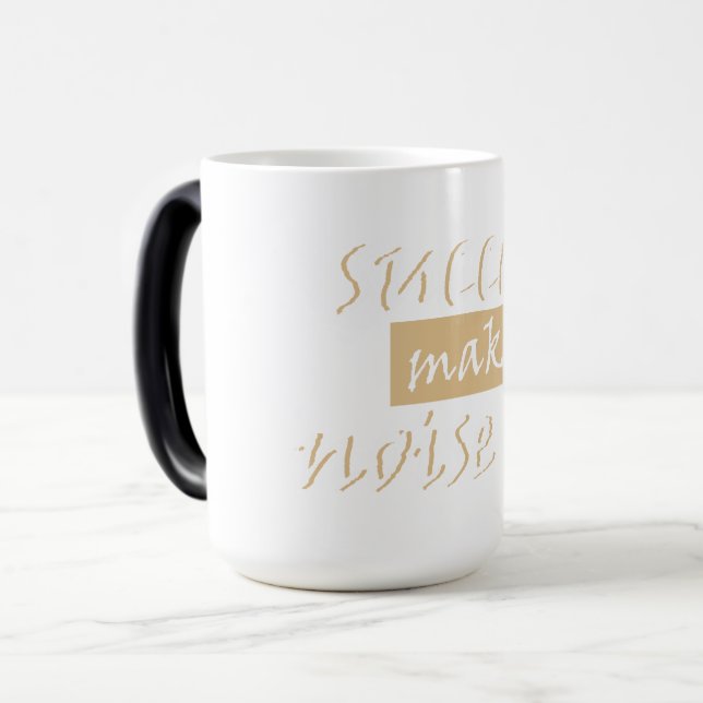 Taza Mágica El sonido de la camiseta exitosa (Anverso izquierdo)