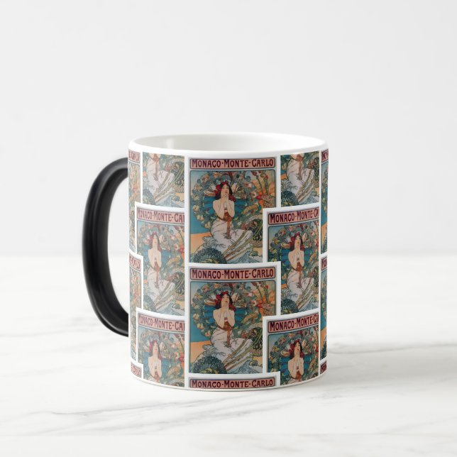 Taza Mágica Elegancia Art Nouveau: Belleza eterna (Anverso izquierdo)