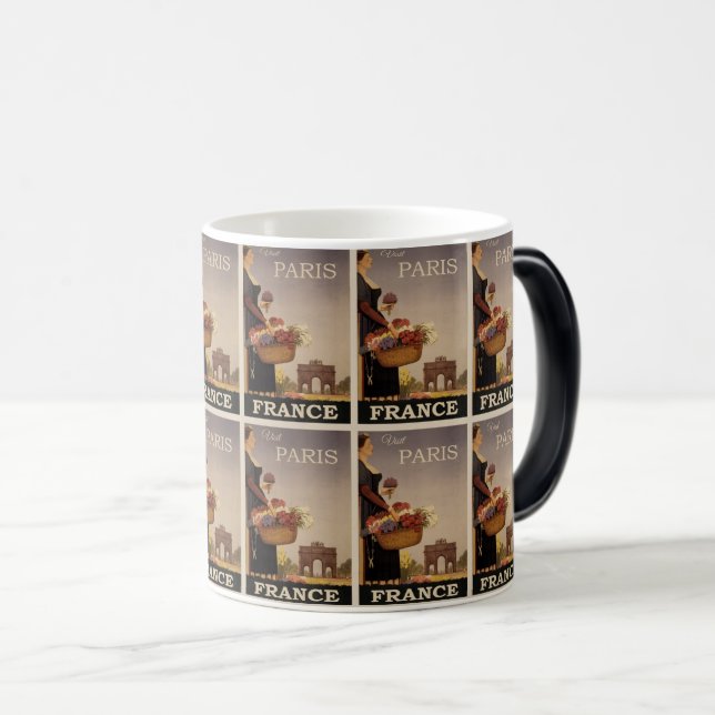 Taza Mágica Elegancia retro parisina (Anverso derecho)