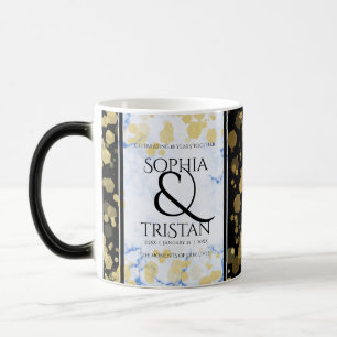 Taza Mágica Elegante 18º Aniversario del Boda de Porcelana