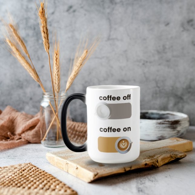 Taza Mágica Elegante café en el café de Mug (Switch Your day in Mode on with this creative stylish coffee mug)