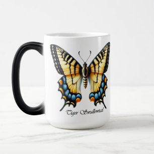 Taza Mágica Elegante envoltorio de mariposa cola de golondrina