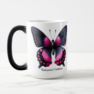 Taza Mágica Elegante envoltorio de mariposa manchada de rosa