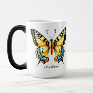 Taza Mágica Elegante Mariposa Swallowtail Wrap