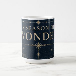 Taza Mágica Elegante Navidad Celestial, Vintage de Ocho Puntas