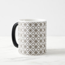 Elegante patrón ornamental geométrico gris