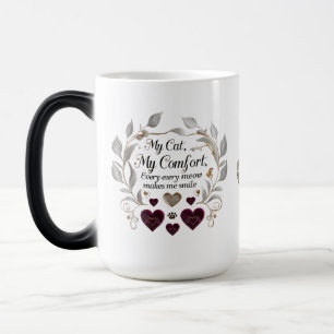 Taza Mágica Elegante taquilla para aficionados al gato - Diseñ