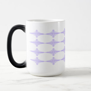 Taza Mágica Elemento Art deco en lila y púrpura