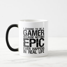 Taza Mágica Elijo ser un divertido jugador