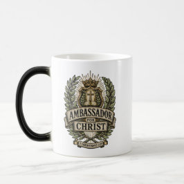 Taza Mágica Embajador de Cristo Cruz Cristiana Escritura