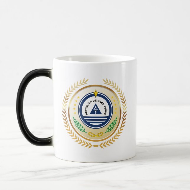 Taza Mágica Emblema nacional de Cabo Verde (Izquierda)