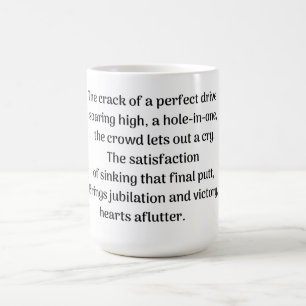 Taza Mágica Emoción del golfista