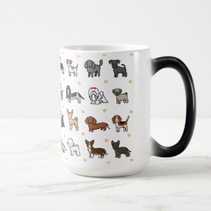 Taza Mágica emojis de cachorro