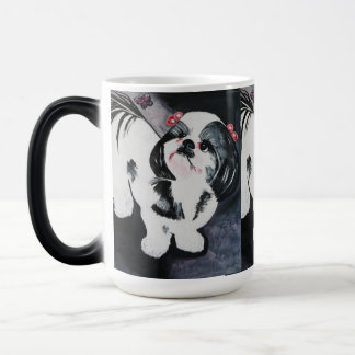 TAZA MÁGICA EMPANADA SHIH   TZU DEL SWEETIE