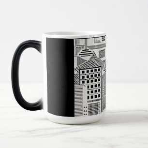 Taza Mágica En la ciudad Morphing Mug