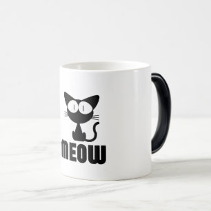 Taza Mágica Encantador gato mágico y afortunado