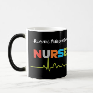 Taza Mágica Enfermera perioperatoria asombrosas letras diverti