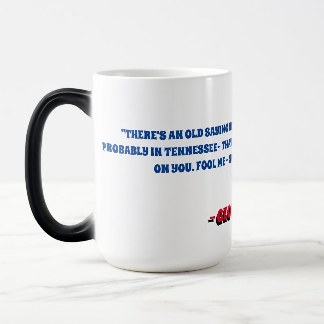 TAZA MÁGICA ENGAÑARME UNA VEZ Y NO PUEDES VOLVER A COMER. (Izquierda)