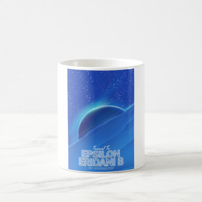 Taza Mágica Epsilon Eridani b poster de ciencia ficción Viajes (Centro)