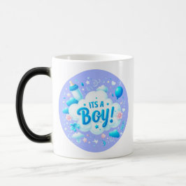 Taza Mágica "¡Es un niño!" Magia Heat-Reveal Mug - Diseño de P