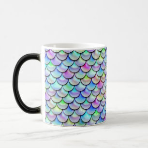 Taza Mágica Escala de sirenas de burbujas arcoiris