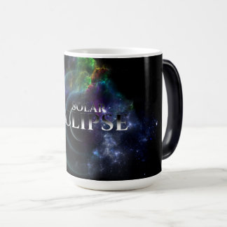 Taza Mágica Escapada de arte fractal de eclipse solar