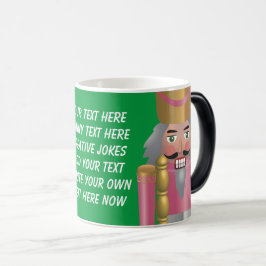 Taza Mágica Escribir tu texto Moderno y brillante petardo verd
