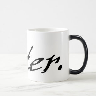 Taza Mágica Escritor inmediato (apenas añada el café calient