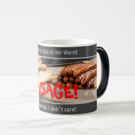Taza Mágica Ese soy yo SAUSAGE - bobo. Alemán!