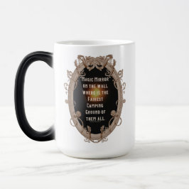 Taza Mágica Espejo mágico donde está el campamento más hermoso