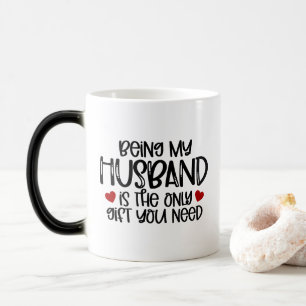 Taza Mágica Esposo-Monograma Mug