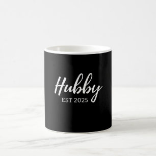 Taza Mágica Esposo Personalizado "EST 202X" - Modernos Padrino