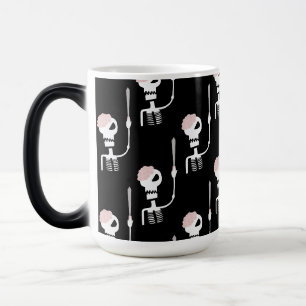 Taza Mágica Esqueleto de Halloween con Espada