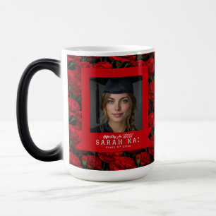 Taza Mágica Estampa Colorida de Clavel para Graduado